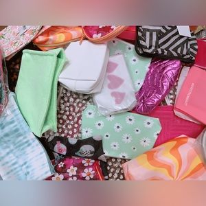 10 X Mix Cosmetic Makeup Bag Skincare Pouches Cases For Multi Purpose Travel